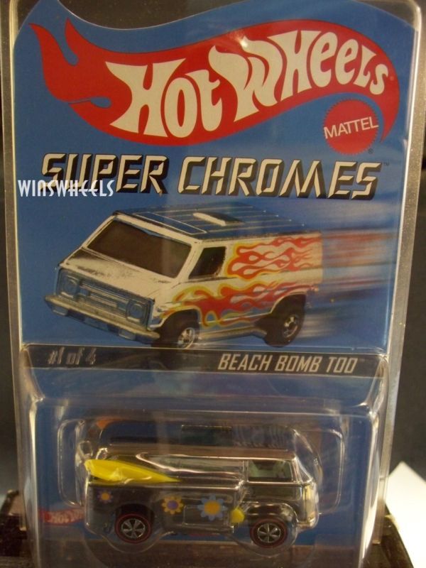 hot wheels 2003 RLC BEACH BOMB TOO SUPER CHROMES #01353  