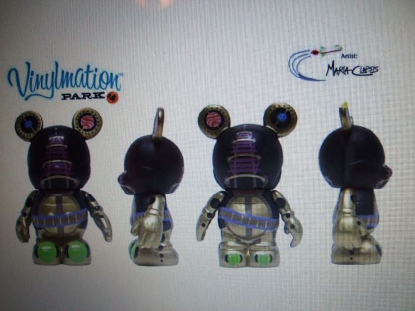 Disney Vinylmation 3 Astro Orbiter Park 4 Figure New  