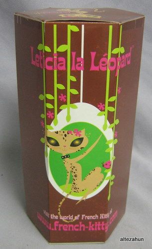 NIB Sababa Toys French Kitty Leticia Leopard 6 Figure  