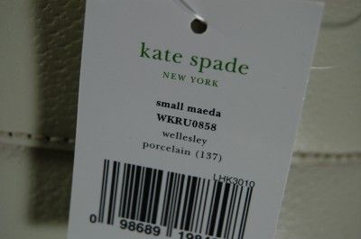 NWTKate Spade Wellesley Small Maeda WKRU1429 Porcelain  