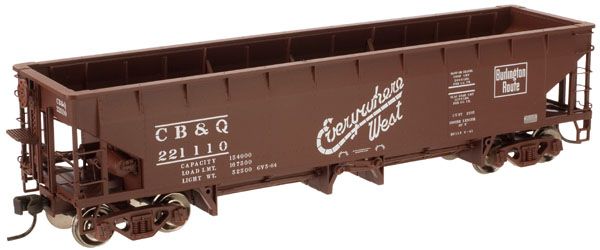 Atlas HO scale CB&Q Everywhere West Hart Ballast Car   NIB  