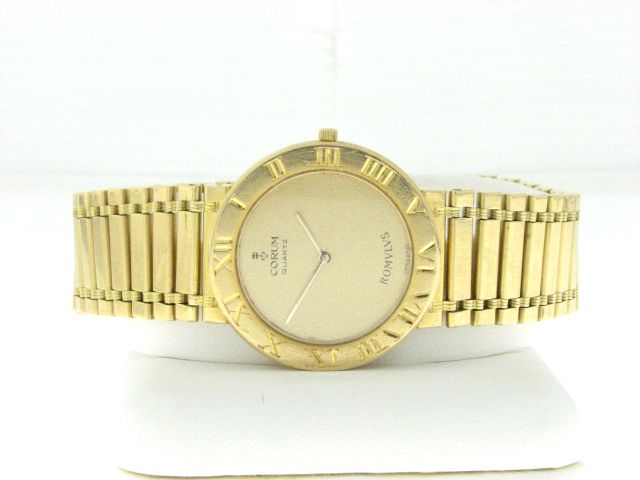 CORUM ROMULUS 18K GOLD QUARTZ WATCH Shipped from London,UK, CONTACT US 