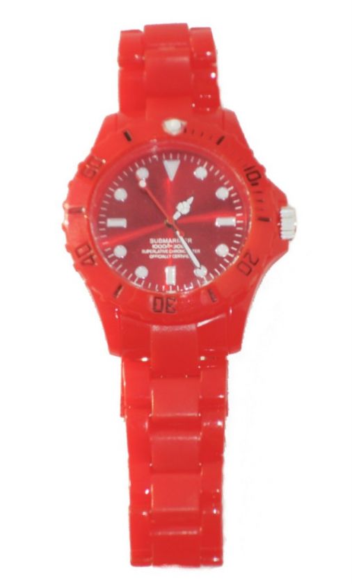 PLASTIC TOY WRIST WATCH MENS WOMENS LADIES RETRO 80S  