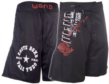   WAND BLACK BOARD SHORTS EXTREME FIGHT SHORTS MMA BJJ VALE TUDO LARGE