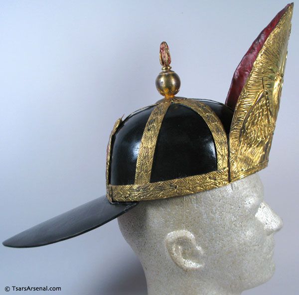 1760 RUSSIAN IMPERIAL CZAR ARMY CATHERINE II HELMET HAT  