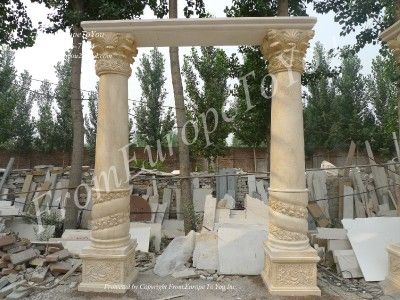 THE BEST EGYPT CREAM MARBLE COLUMNS ON  MEG2  