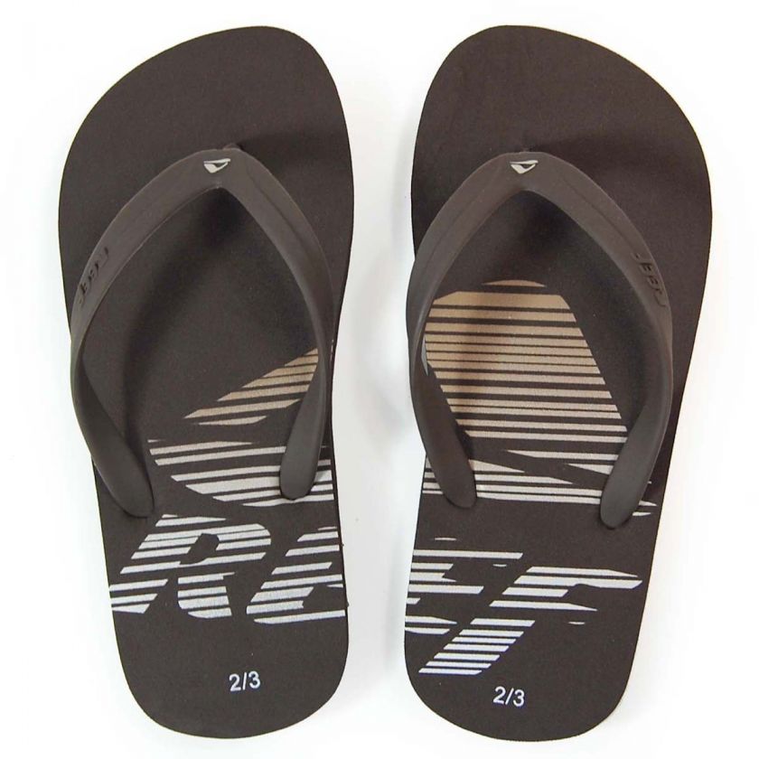 REEF MENS REEF PULSE FLIP FLOPS BROWN SANDALS NEW $29  