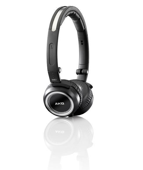 AKG K451 High Performance Foldable Mini Headset (Black) 885038032243 