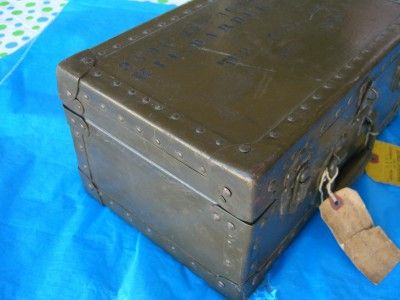 Vintage 1945 WW2 Barbers Field Case Kit  