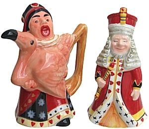 ALICE IN WONDERLAND KING QUEEN SALT & PEPPER CARDEW  