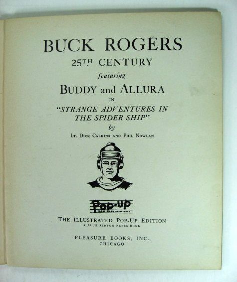 BUCK ROGERS 1935 POP UP BOOK ORIGINAL  