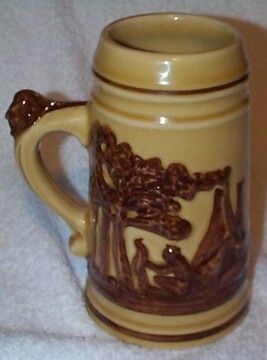 RARE Western Stoneware Sleepy Eye Stein 1980  