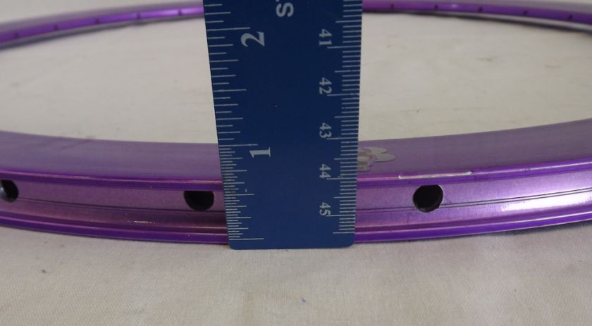 Velocity B43 700C Fixie Rim Road Bike Rim Wheel Anodize Purple  