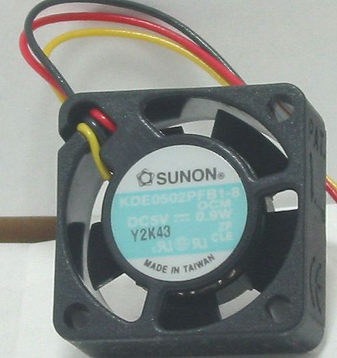 SUNON KDE0502PFB1 8 25X25X10 MM BARE WIRE FAN  