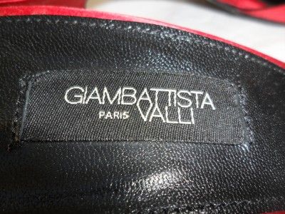 NIB $710 Giambattista Valli satin shoes  38  