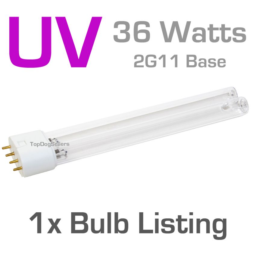UV Bulb 36W 36 watts Replacement Lamp 2G11 for Coralife Turbo Twist 