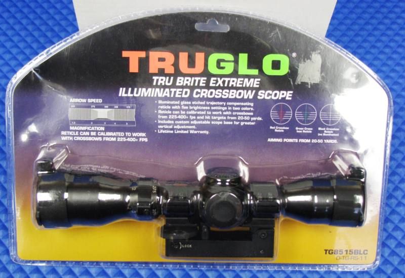 TRU GLO TRU BRITE EXTRM ILLUM CROSSBOW SCOPE TG8515BLC  