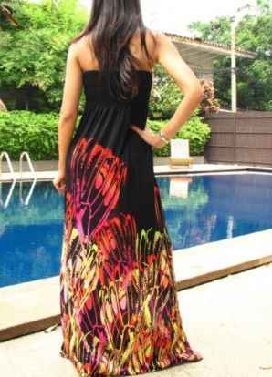 LONG MAXI/BOHO/HIPPIE SUMMER LONG WOMEN DRESS 8 10 12  