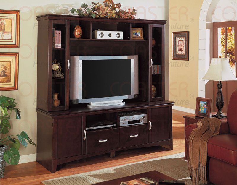 Cappuccino TV Media Entertainment Center Unit  