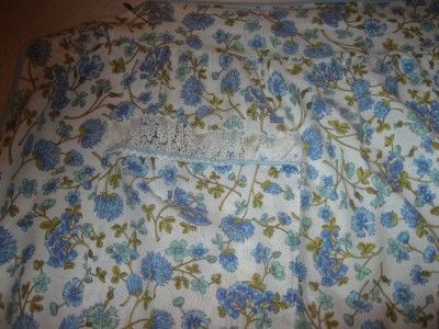 VINTAGE COTTON PRINT HALF HOSTESS APRON  