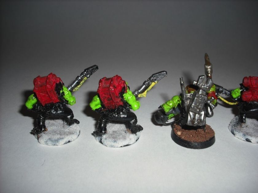 Warhammer 40k   Orks   Burna Boyz with Mek   OOP  