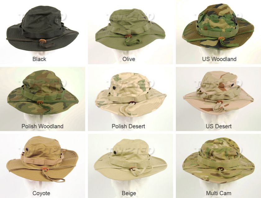 HELIKON US ARMY GI BOONIE JUNGLE HAT + NECK PROTECTOR  