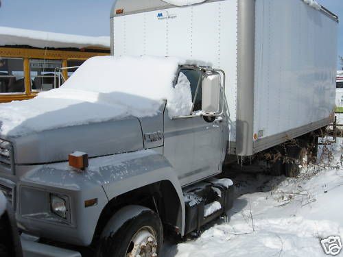 92 Ford F600 6.6L Turbo Diesel Engine, Salvage, Parts  