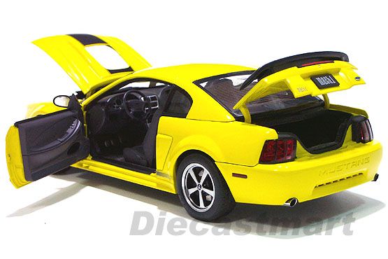 AUTOART 118 2004 FORD MUSTANG MACH 1 SCREAMING YELLOW  