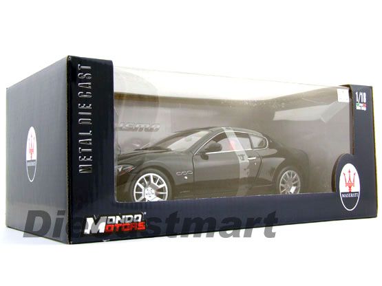 MONDO MOTORS 118 MASERATI GRAN TURISMO DIECAST BLACK  