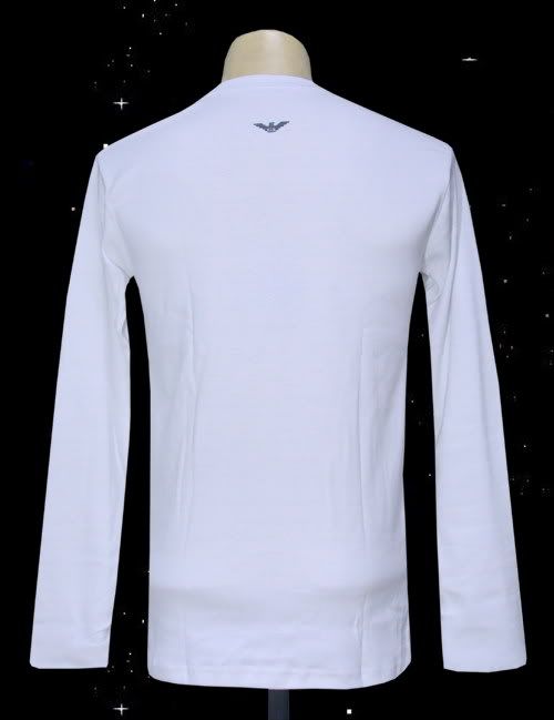 BRAND NEW WHITE LONG SLV SIZE M T SHIRT  