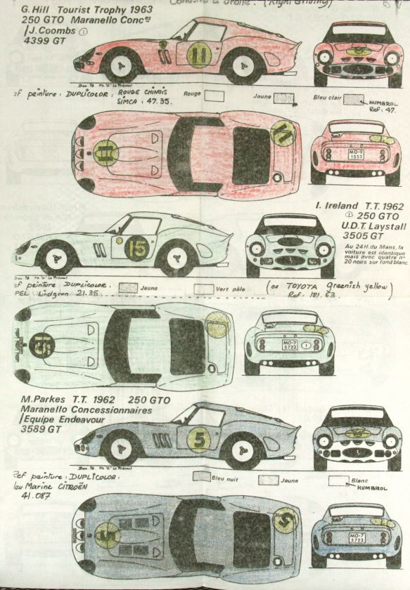 Ferrari 250 GTO ’62   AMR 1/43 Kit  