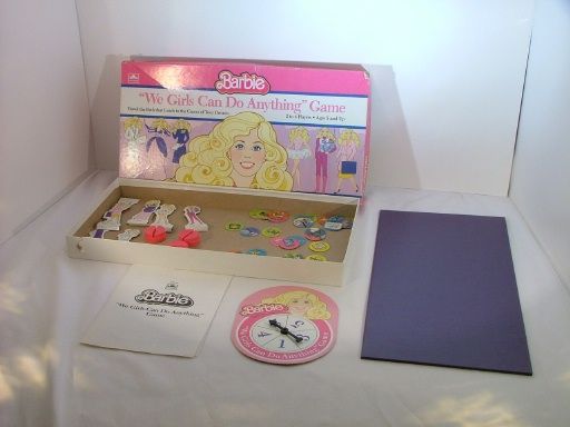 Barbie games 1986 #4761 24 Board Game Mattel Games  