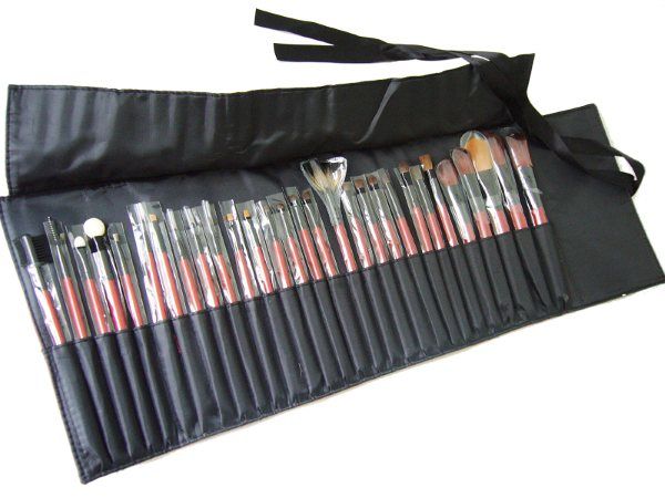 Pro Red 29pcs Goat Makeup/Cosmetic Brushes Set B41  