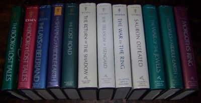   of Middle Earth + Silmarillion J.R.R.Tolkien 13 Vol HBDJ Priority Mail