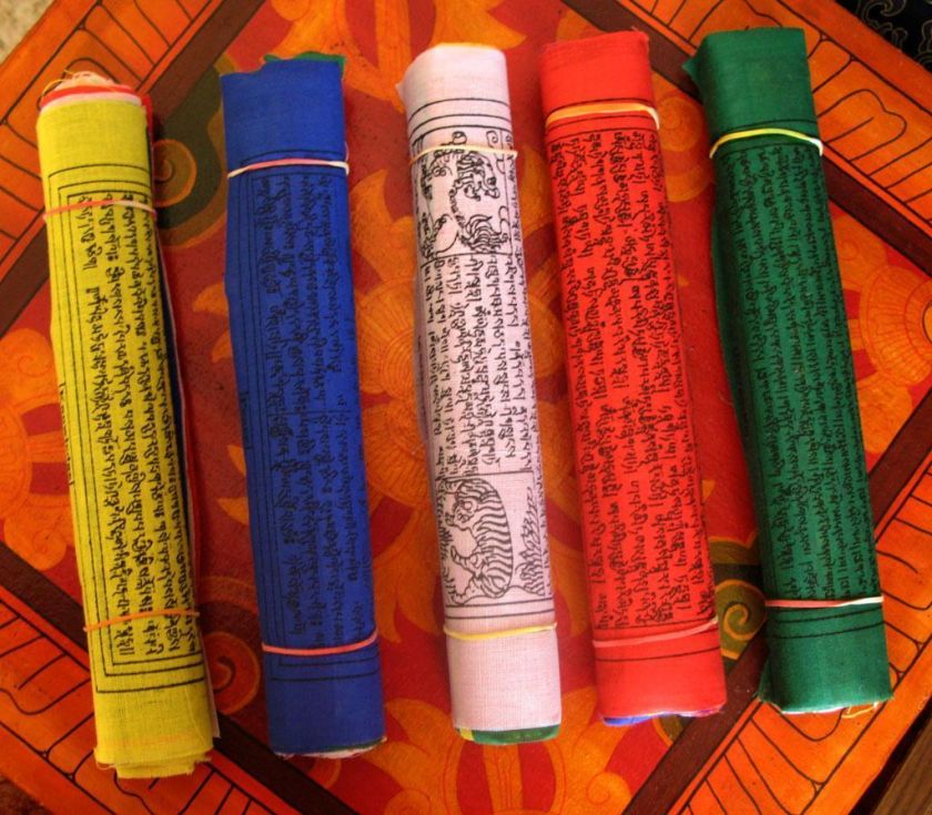 Large TIBETAN PRAYER FLAGS  