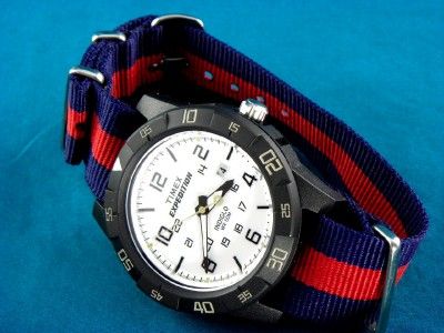 NEW TIMEX MENS LARGE DIVERS STYLE 24 HR INDIGLO WATCH  