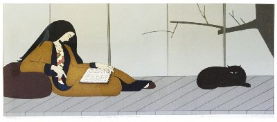 Signed 1977 Will Barnet Aurora Serigraph  