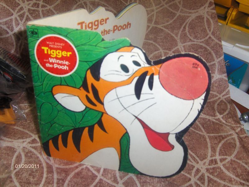 Vintage Golden Shape Disney Book Tigger Winnie the Pooh  