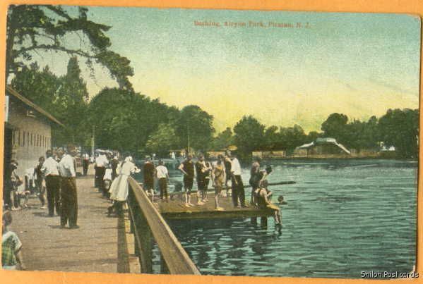 Pitman NJ   Alcyon Park   bathers   1911   2110  