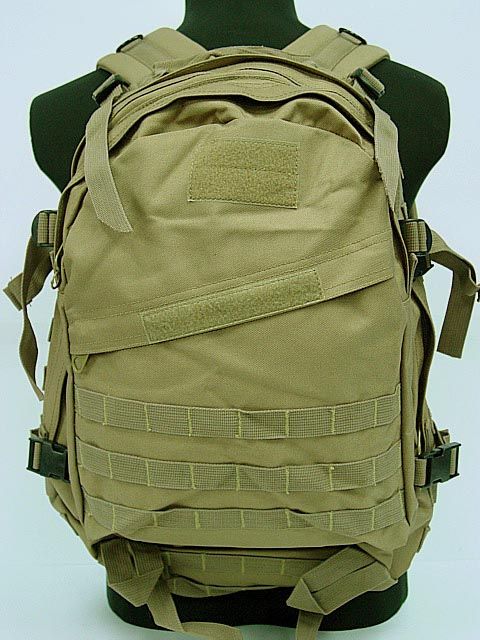 SWAT 3 Day Molle Assault Backpack Bag Coyote Brown  