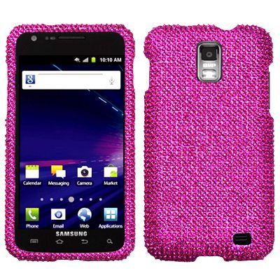 BLING Hard Snap Phone Cover Case FOR Samsung GALAXY S II 2 SKYROCKET 