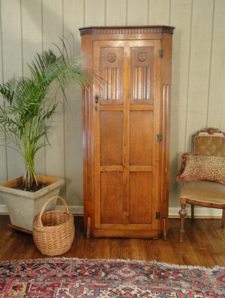 Antique BAR~Cocktail Liquor Wine Cabinet~English Burl Walnut 