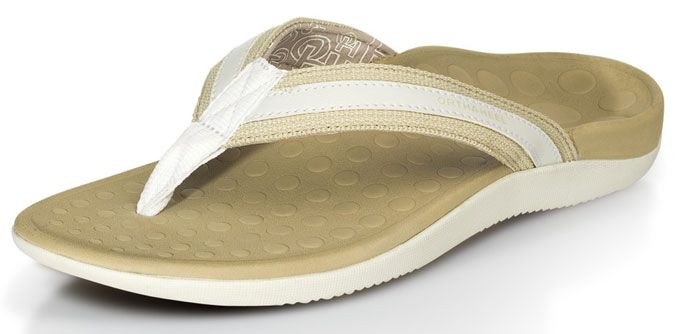 Orthaheel Tide Womens Orthotic Sandals WhiteNatural  