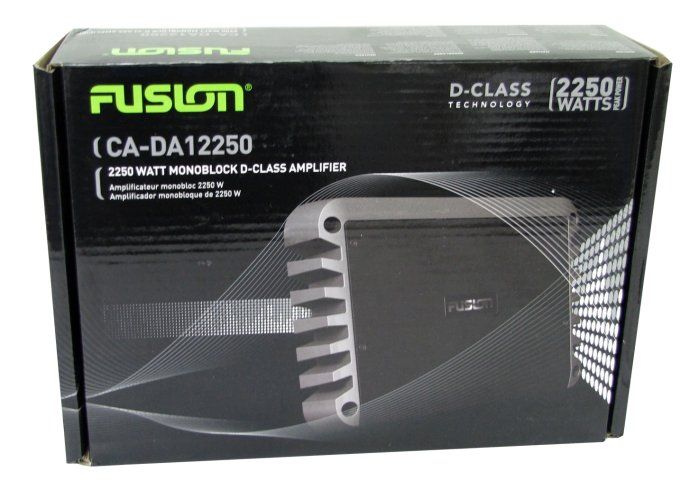 FUSION CA DA12250 2250W MONO BLOCK D Car Amplifier Amp  