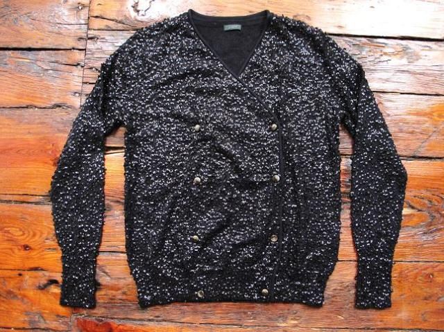   crew sequin button sweater size s black model d177634 sale price 89 99