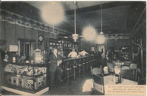 Steam Table Restaurant Meadville PA Postcard  