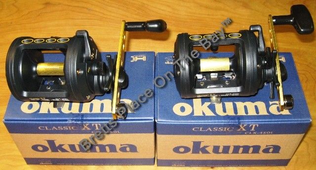 PACK OKUMA CLASSIC CLX 450L STARDRAG LEVELWIND REEL  