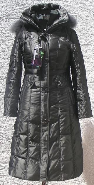 NWT Womens Winter Long Down Coat(SN1195),Silver Grey  