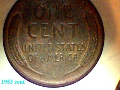 BU 1955 POORMANS & 1953 SHIFTED 3 LINCOLN CENT ERRORS  
