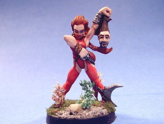 Celtos painted miniature cute Bloodwedd Darksickle  